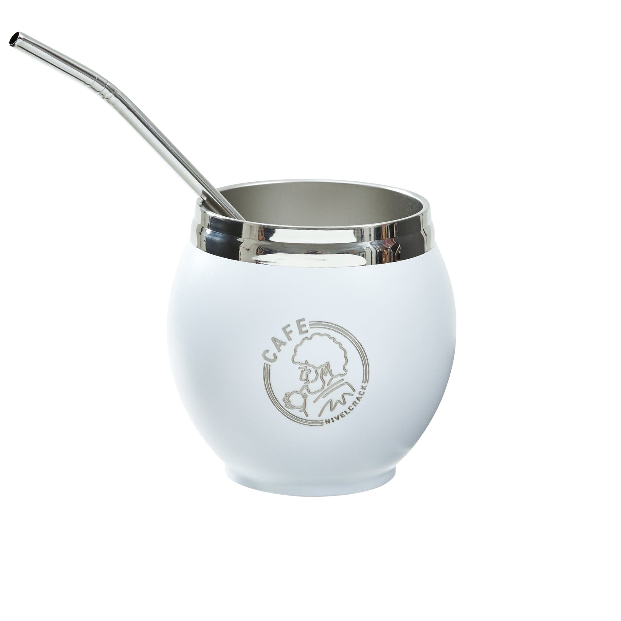 CAFE NIVELCRACK - MATE CUP WHITE