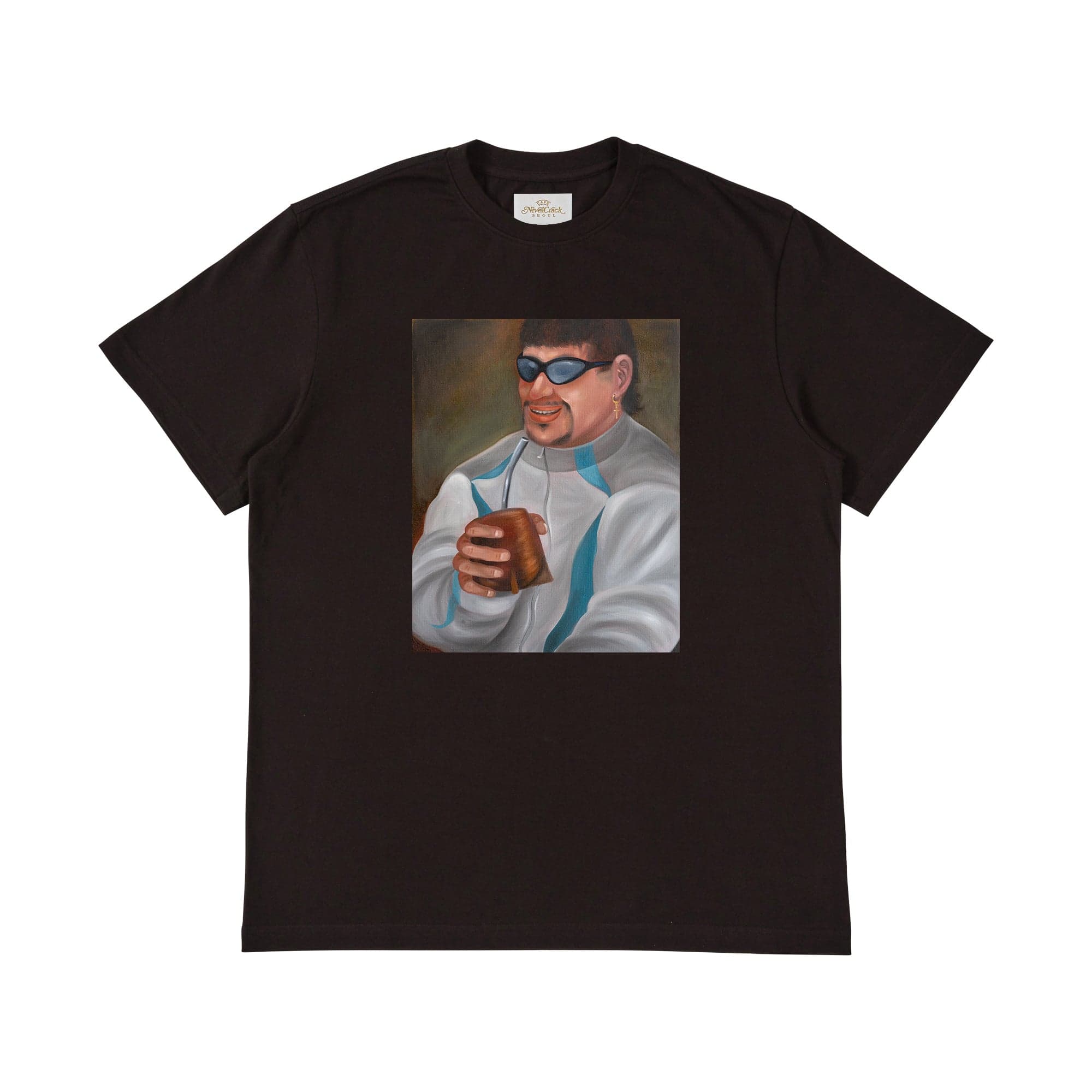 CAFE NIVELCRACK - MATE TEE BLACK