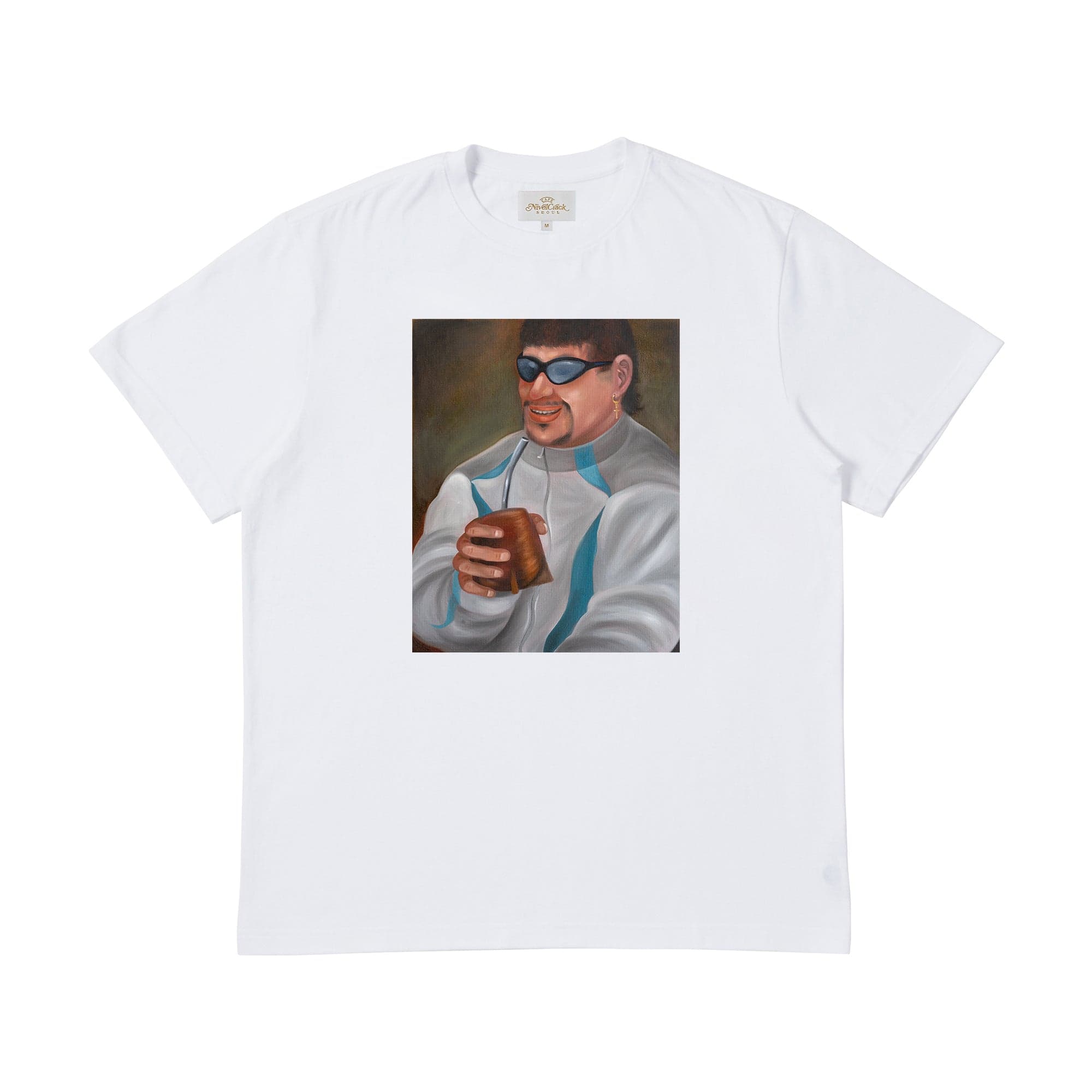 CAFE NIVELCRACK - MATE TEE WHITE