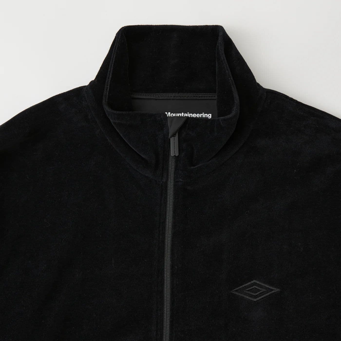 WM×UMBRO VELOUR BLOUSON BLACK - Image 3